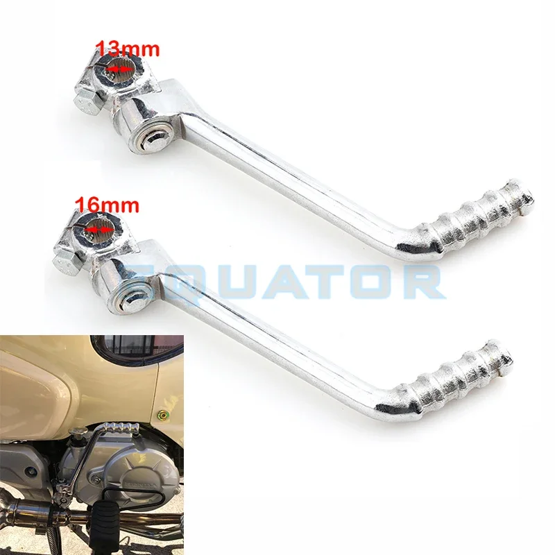 Steel 13mm 16mmHole Kick Start Lever Start Pedal For 50cc 70cc 90cc 110cc 125cc 140cc 150cc 160cc KAYO SSR SDG BSE Dirt Pit Bike