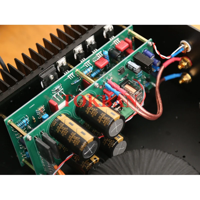 Tokban Dartzeel NHB-108 Circuits 150w*2 2-channel Power Amplifier Natural Sound Low Distortion High Power HIFI Audio Amplifier