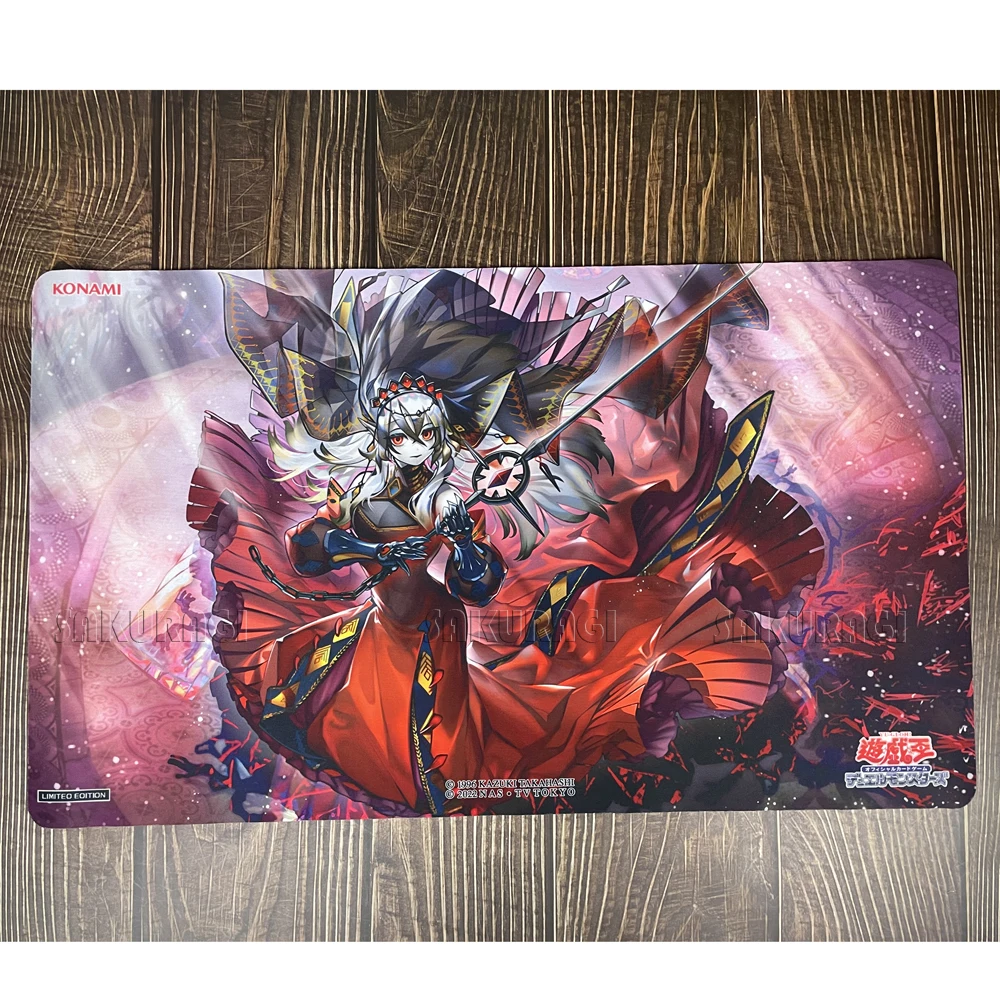 Yu-Gi-Oh Red Cartesia the Virtuous Game Card Pad Playmat YGO Mat KMC TCG OGC CCG YuGiOh  Mat-186