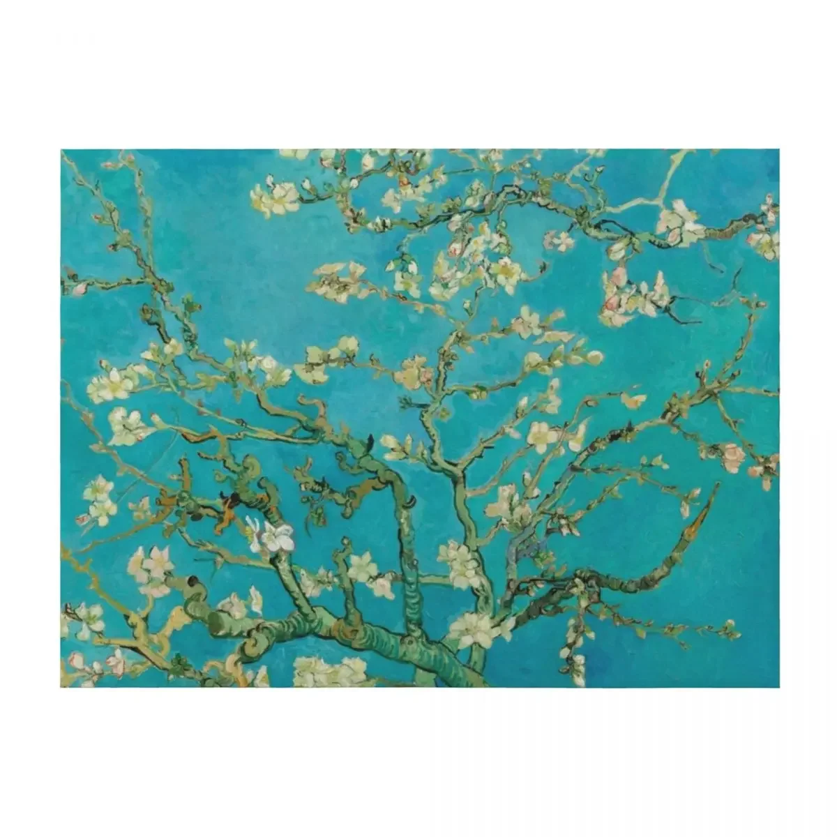 

Van Gogh Almond Blossom, 1890 Throw Blanket Luxury St sofa bed christmas decoration Hairy Blankets