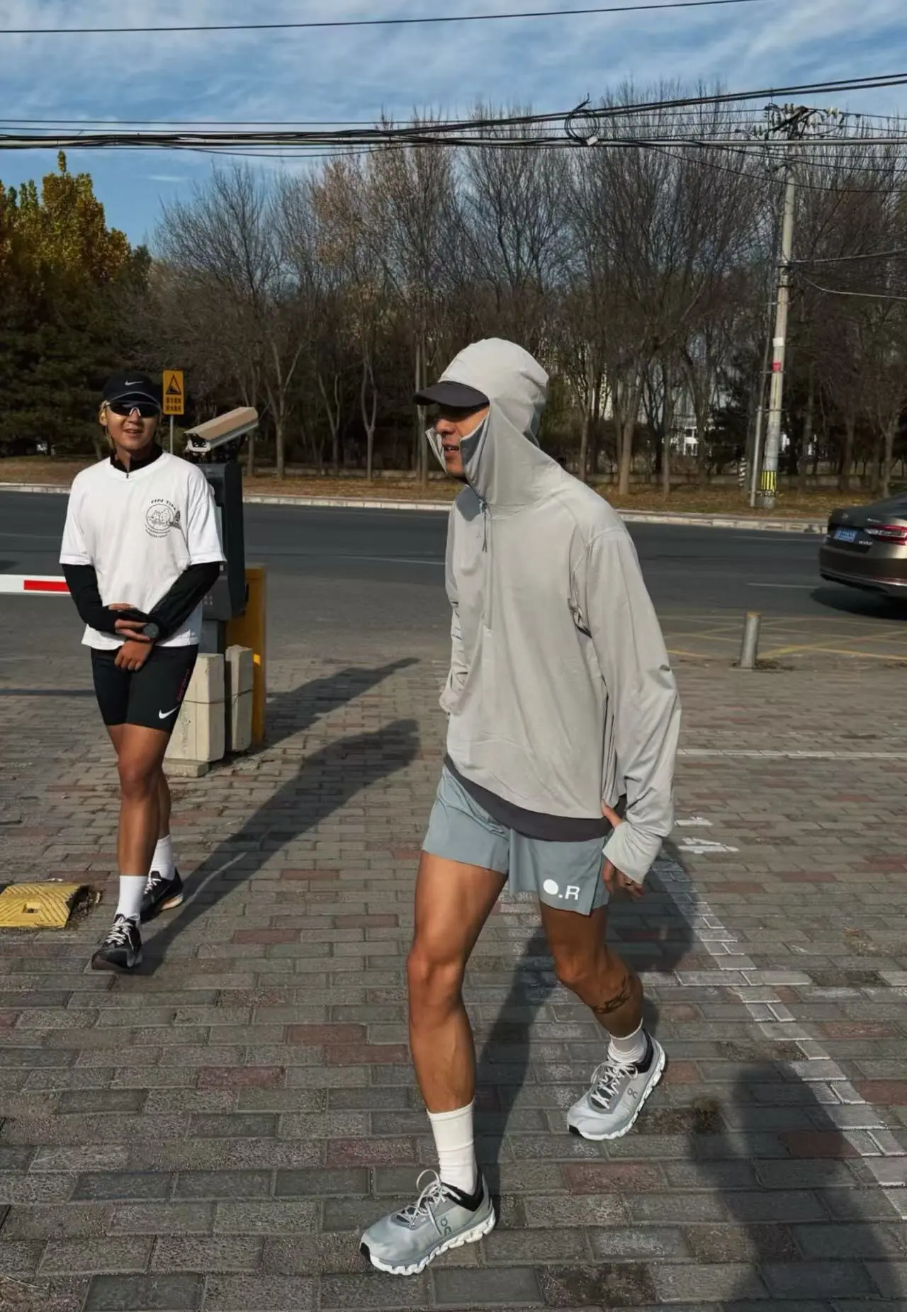 Optimistic Zip Up Sun Protection Hooded Jacket Ultralight Quick Dry Breathable Running Jogging Outdoor Athletic Coat