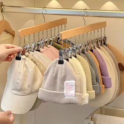 A Portable Space Saver for Storing Hats, Underwear, and Scarves Using A Multi-purpose Straight Line Hanger Made of Wood