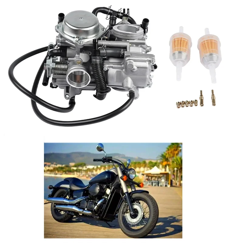 Kit de repuesto de carburador 16100-MCR-A01 16100-MCR-A62 Carb para Honda Shadow 750 para Spirit VT750DC 2001-2008 piezas de motocicleta