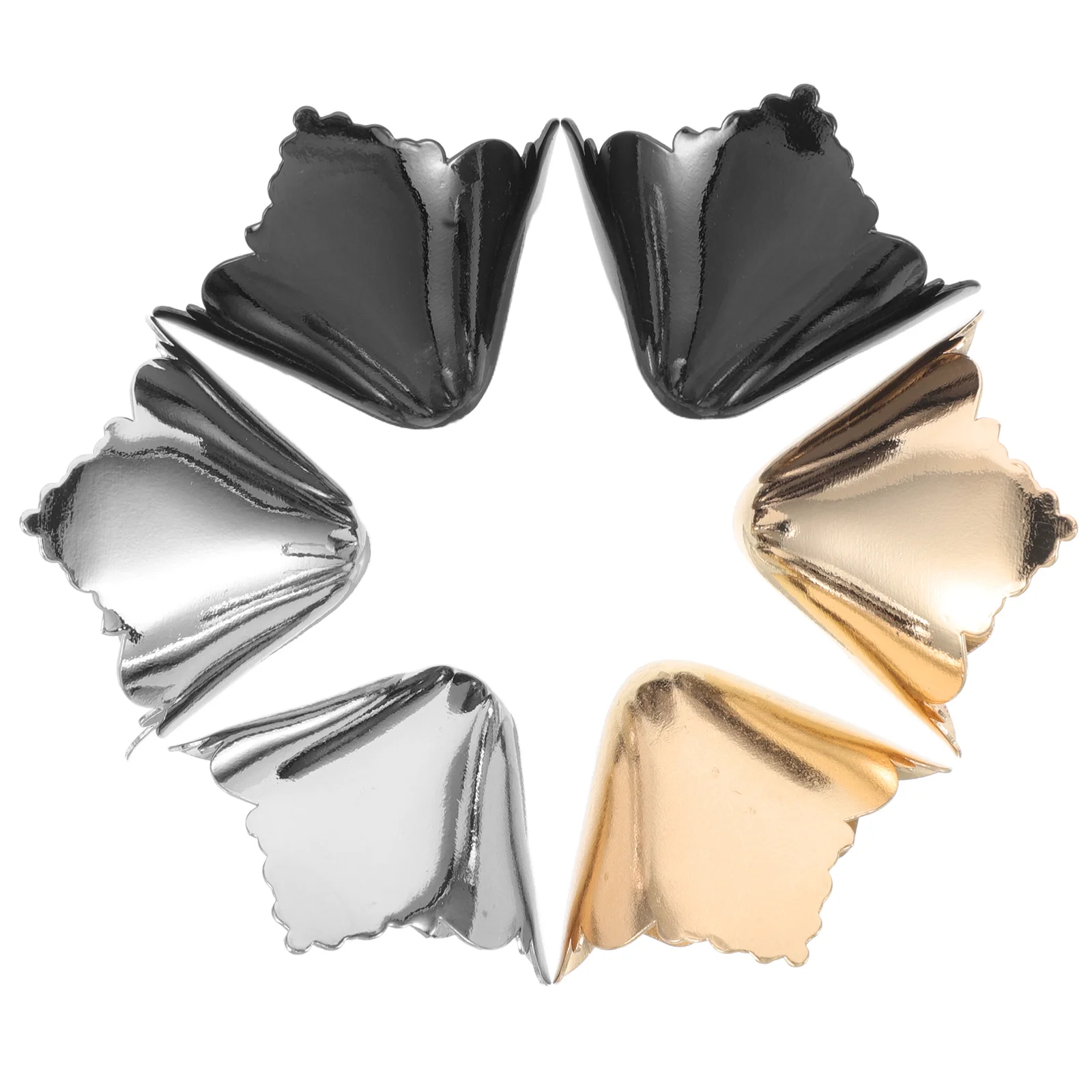 

3 Pairs Metal Shoes Pointed Protector High Heels Toe Cap High Heels Tip Covers Shoes Tips Cap For Shoes Protection Repair