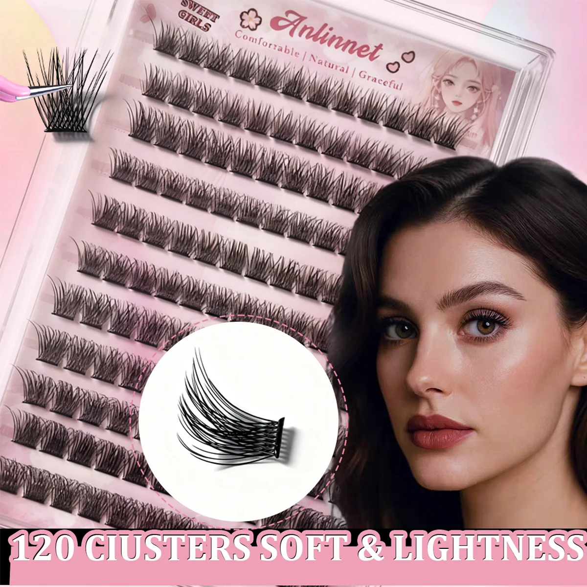 رموش صناعية فردية خفيفة للغاية - مراجعة Eyelash Extension No 9 وسعره