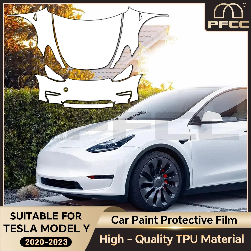 

9MIL TPU Glossy Matte Car Paint Protection Film For Tesla Model Y 2020 2021 2022 2023 2024 Clear Bra PPF Decal Kit Accessories
