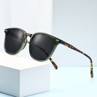 2025 New Ultra Light Square Black Face Enhancing Sunglasses With Trendy Natural Color And Uv Resistant  Sunglasses 3069