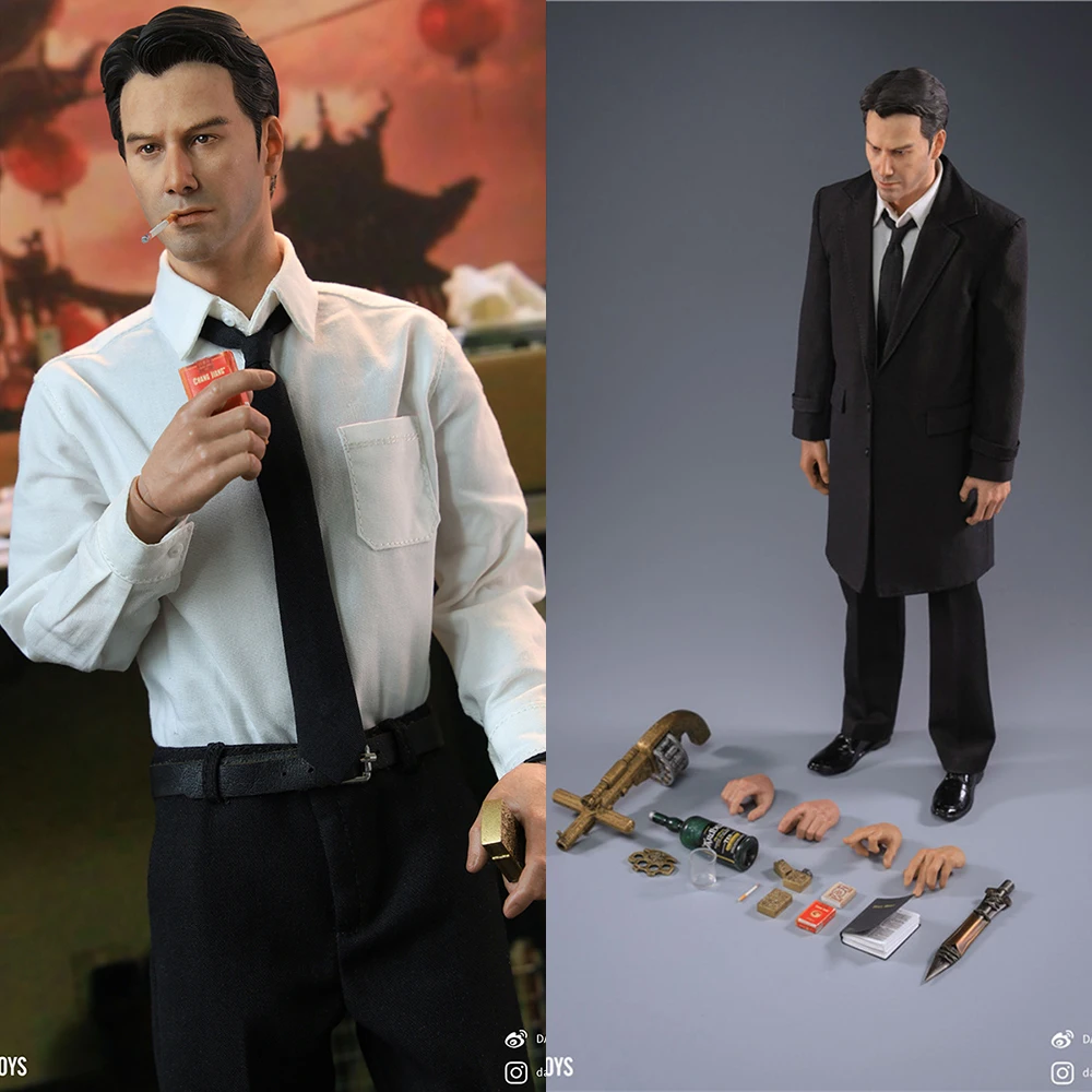 

DAFTOYS F019 1/6 Scale Constantine Keanu Reeves Figure Model 12'' Male Soldier Action Body Doll Full Set Toy for Fans Gifts