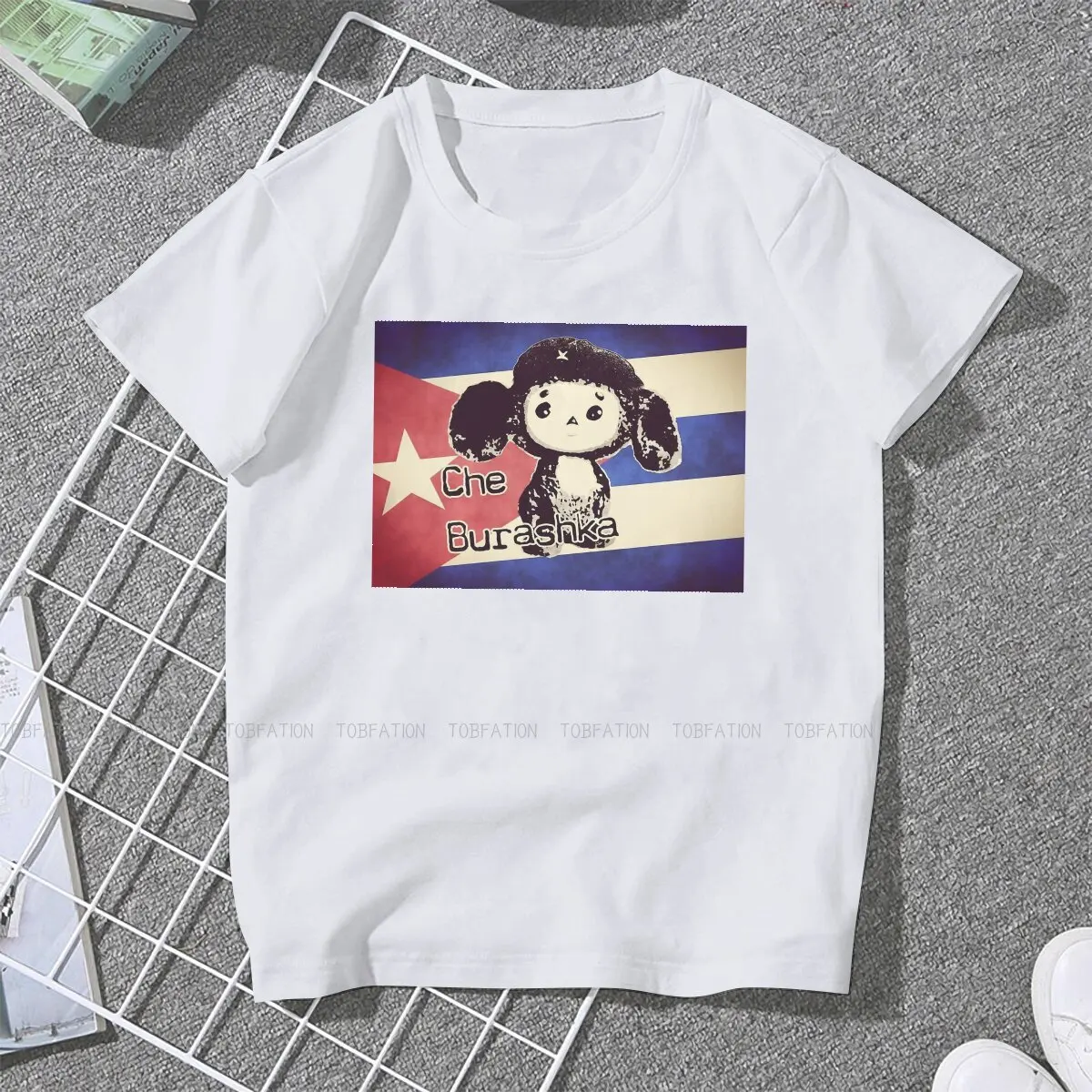 Burashka Unique TShirt for Girl Che Guevara Argentina Top Quality Graphic  T Shirt Stuff Ofertas