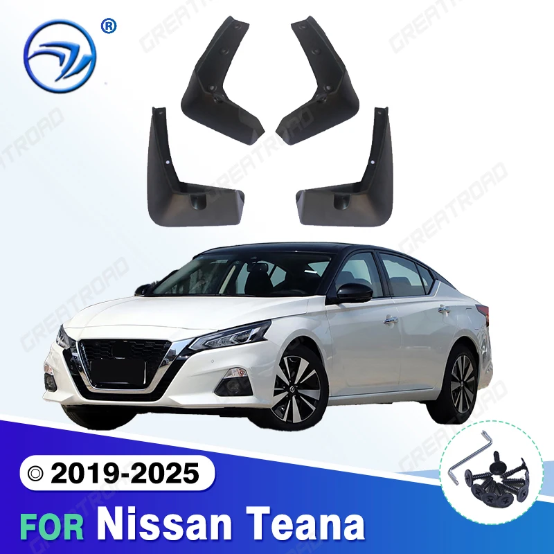 

Для Nissan Teana 2019-2025 2020 2021 2022 2023 2024 брызговики на крыло брызговики брызговики автомобильные аксессуары