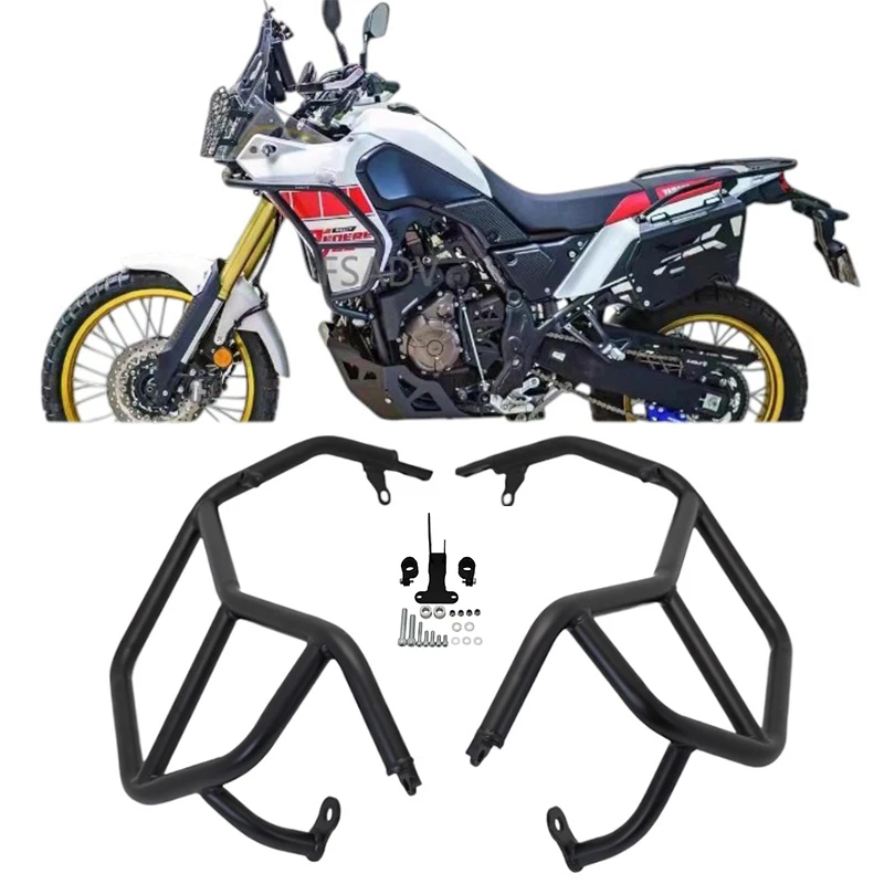 2025 Tenere700 Engine Guard Highway Crash Bar Frame Protection Bumper For YAMAHA TENERE 700 2019-2024 2021 2022 2023 Motorcycle