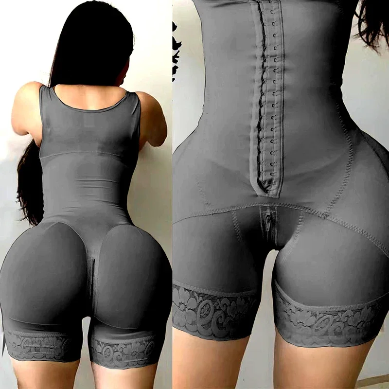 

AfruliA Fajas Colombian Shapewear Bodysuits Shapers Corset Waist Trainer Sexy Butt Lifter Full Body Shaper Tummy Control Panties