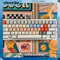 FBB S9000 Magnetic Shaft Keycaps Retro Side Carve PBT Material cherry Thermal Sublimation Customized Mechanical Keyboard Keycap