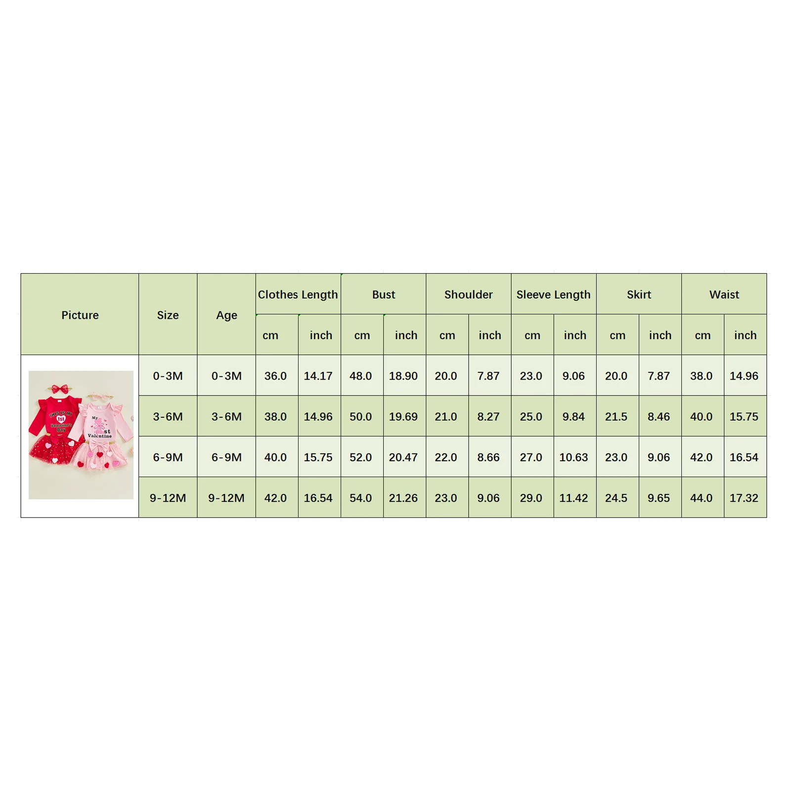 2026 السنة الجديدة طفل رضيع فتاة أول عيد الحب الزي طويلة الأكمام رسالة رومبير تول تنورة القوس عقال 3 قطعة مجموعة