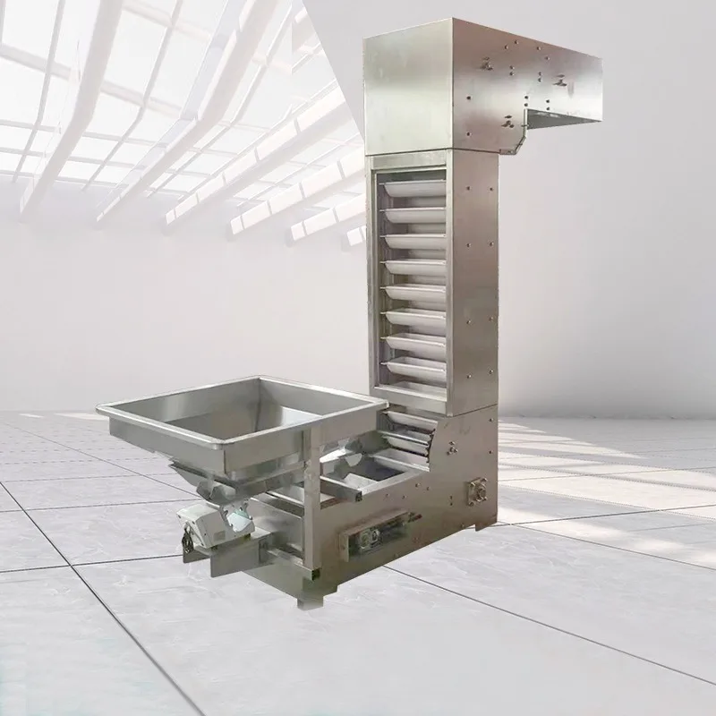 

Bucket elevator, granular nut ice cube powder vertical feeding machine Z-type hopper elevator