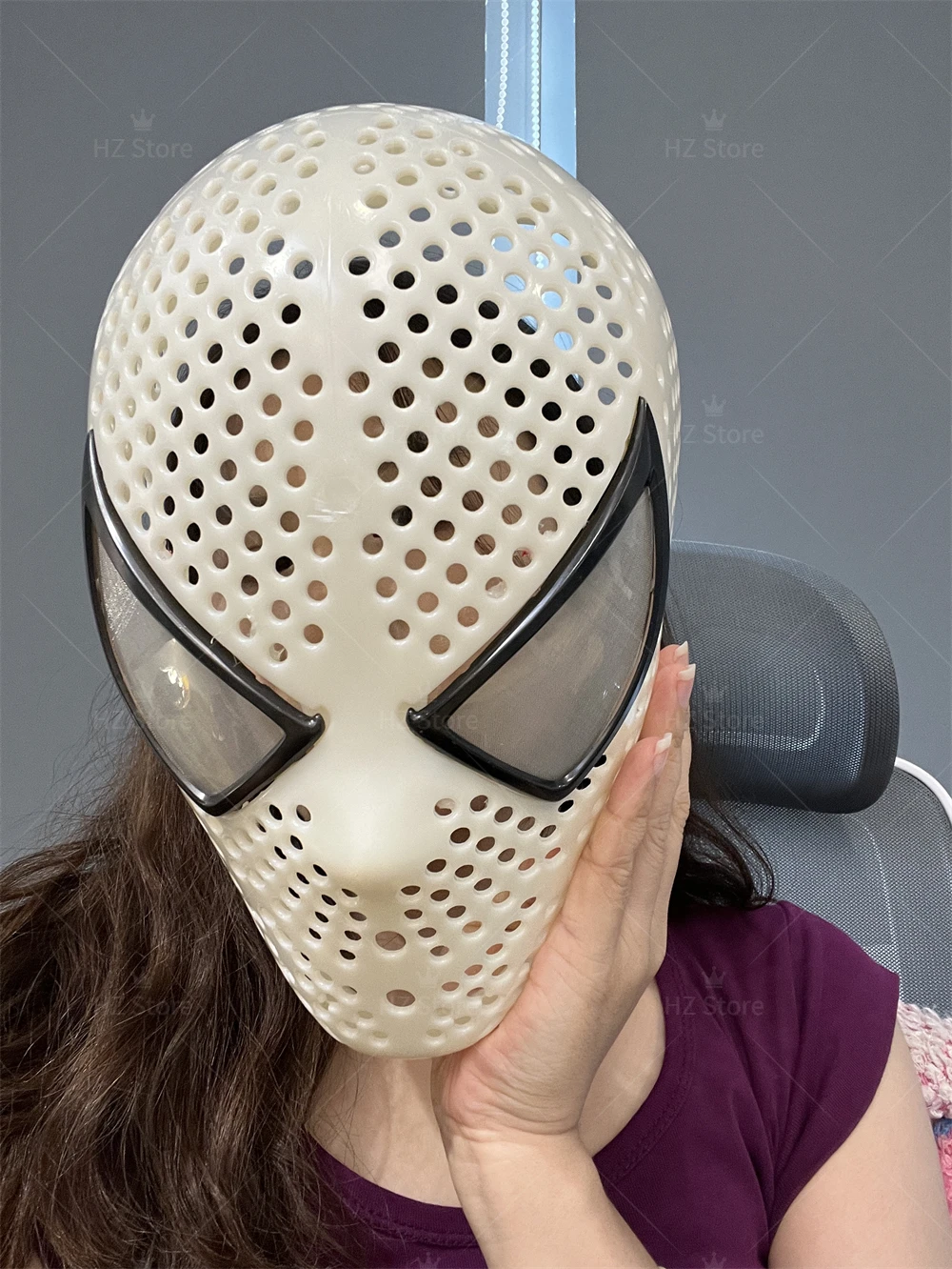 トビー・マグワイア スパイダーマンの目/ABS素材フェイスシェル/レンズ