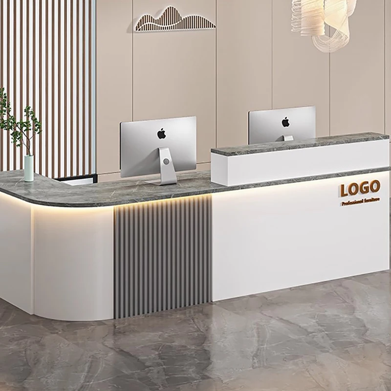 

Coffee Shop Counter Checkout Counter Beauty Reception Drawers Reception Desk Standing Desk Bancone Per Negozio Office Furniture
