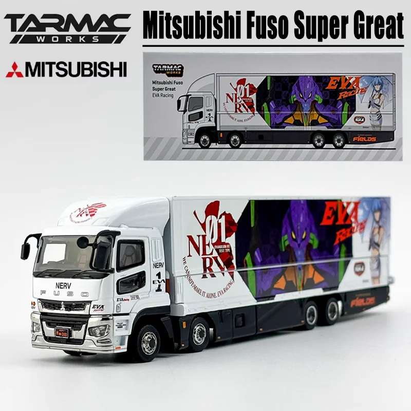 Tarmac Works 1/64 Mitsubishi Fuso Super Great Alloy Toy Motor Vehicle Diecast Metal Model Gifts