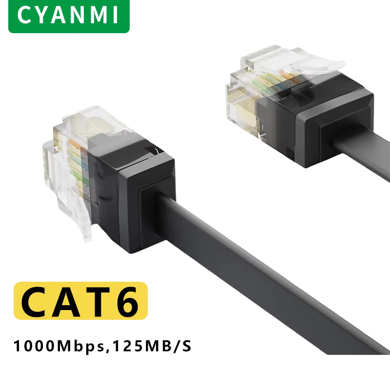 

CYANMI Cat8 Ethernet Cable STTP 40Gbps 2000MHz Cat 8 RJ45 Network Lan Patch Cord for Router Modem Internet RJ 45 Ethernet Cable