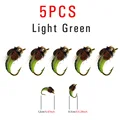 5 piezas verde claro