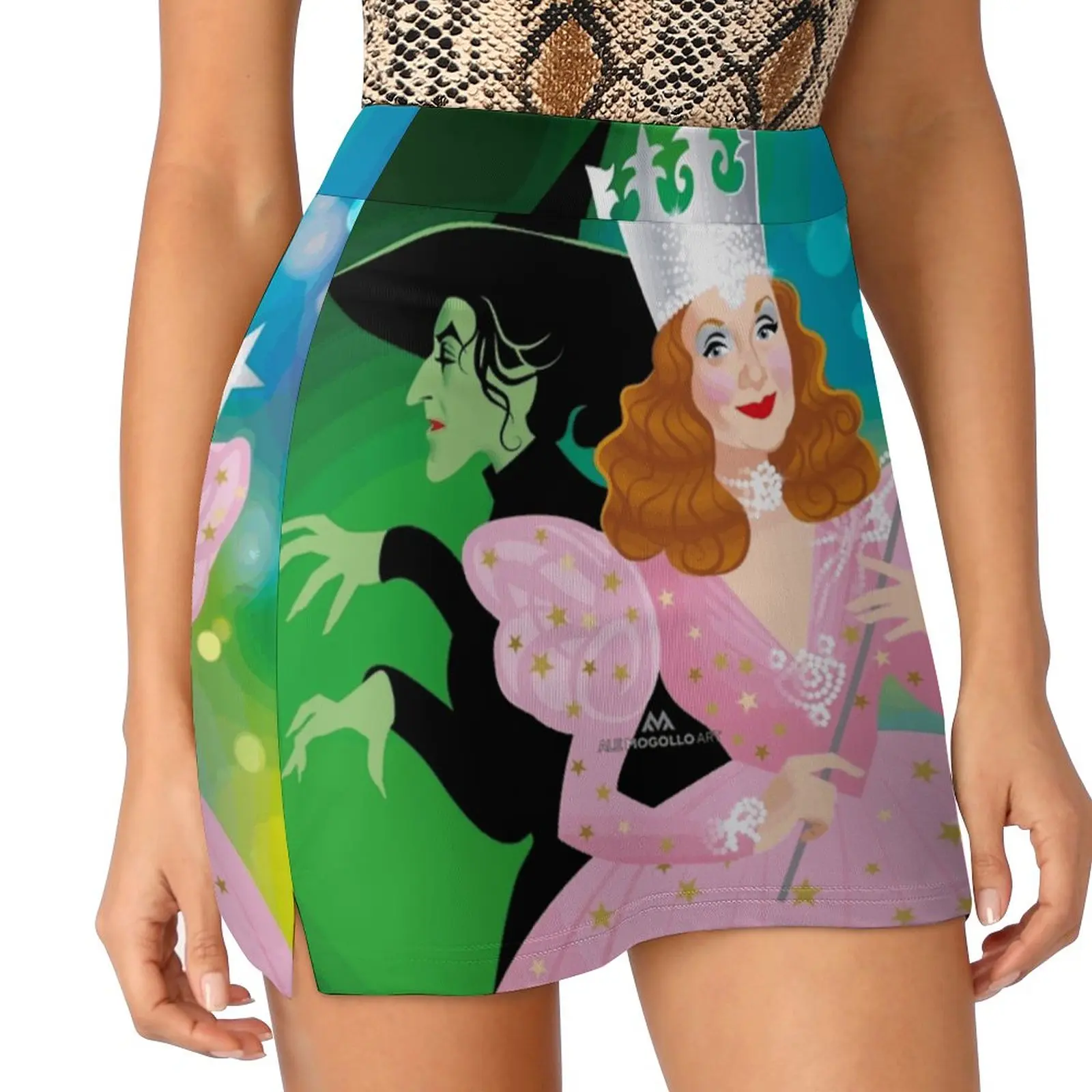 Good Witch Or Bad Witch ? Women's skirt Aesthetic skirts New Fashion Short Skirts Alejandro Mogollo Art Alejandromogolloart