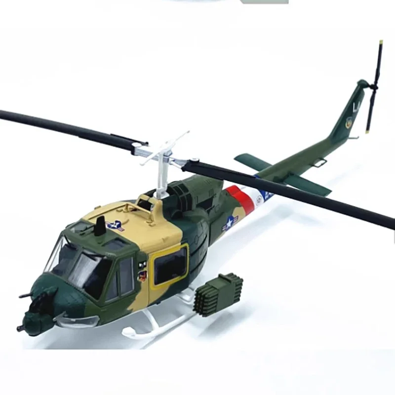 1:72 Scale American UH-1 Huey F gunship aircraft model toy Static Decoration Souvenir Gifts For Adult Boy