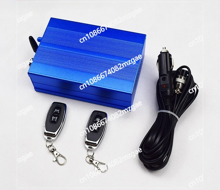 

Automobile remote control variable exhaust valve drum, single inlet single outlet pneumatic double valve drum
