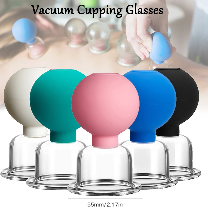 

2-5Pcs Massage Suction Cups s Cellulite and Fat Massager Vacuum Cupping Glasses Cupping Therapy Set Ventosas Body Slimming Jars