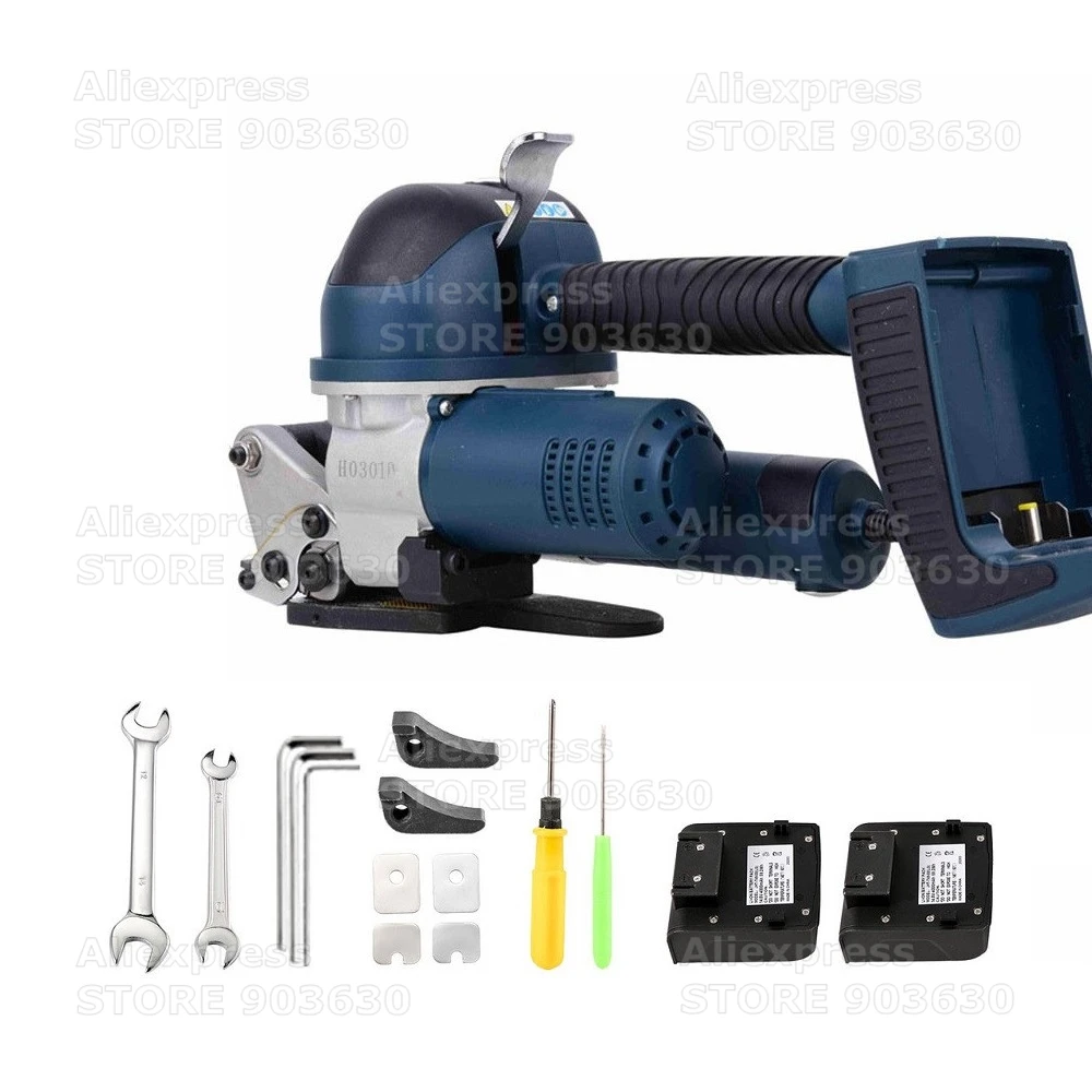 Outil de cerclage de batterie portatif PP PET, Machine de cerclage de ceinture en plastique, Machine de cerclage d'emballage, combine la sangle de tension DD19A
