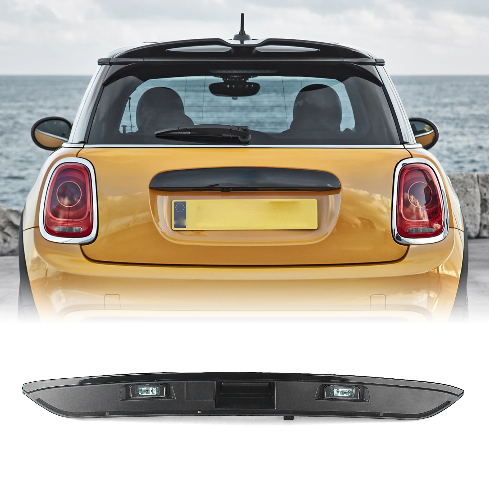 

Rear Trunk Tailgate Switch Handle Knob Cover For BMW MINI Cooper F55 F56 F57 2013-2019