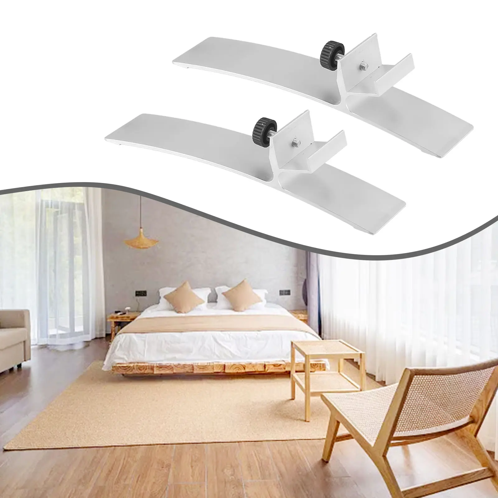 Stands Bracket Aluminum Alloy Base Set For Infrared Heating Panels For All Heating Plates With A Frame Of 16-22mm