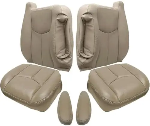 

NLQR Leather Seat Covers for Chevy/GMC 2003-2007 - Tan