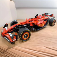 1361pcs Technical Racing F1SF Series RaceCar 42207,Supercar Assemble Building Model Car Home Decor for Birthday Gift Kid's&adult