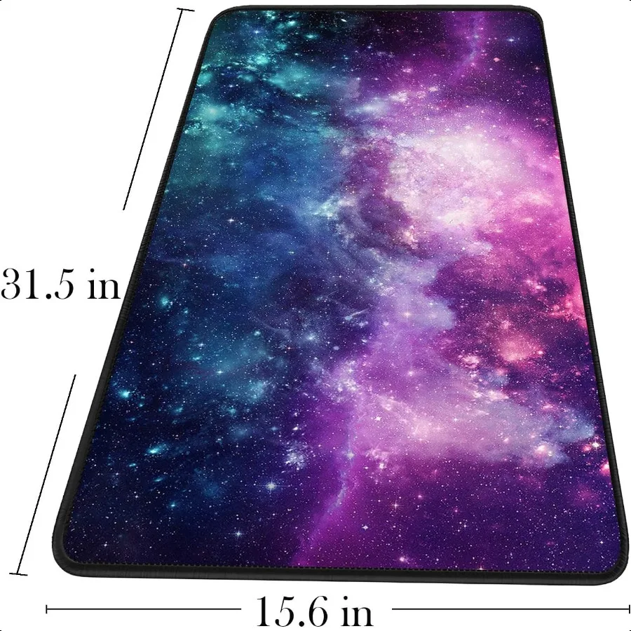 Alfombrilla de ratón para juegos, 31,5x15,7x0,12 pulgadas, impermeable, teclado de ordenador, alfombrilla para ratón, alfombrilla antideslizante, Base de goma y bordes cosidos para