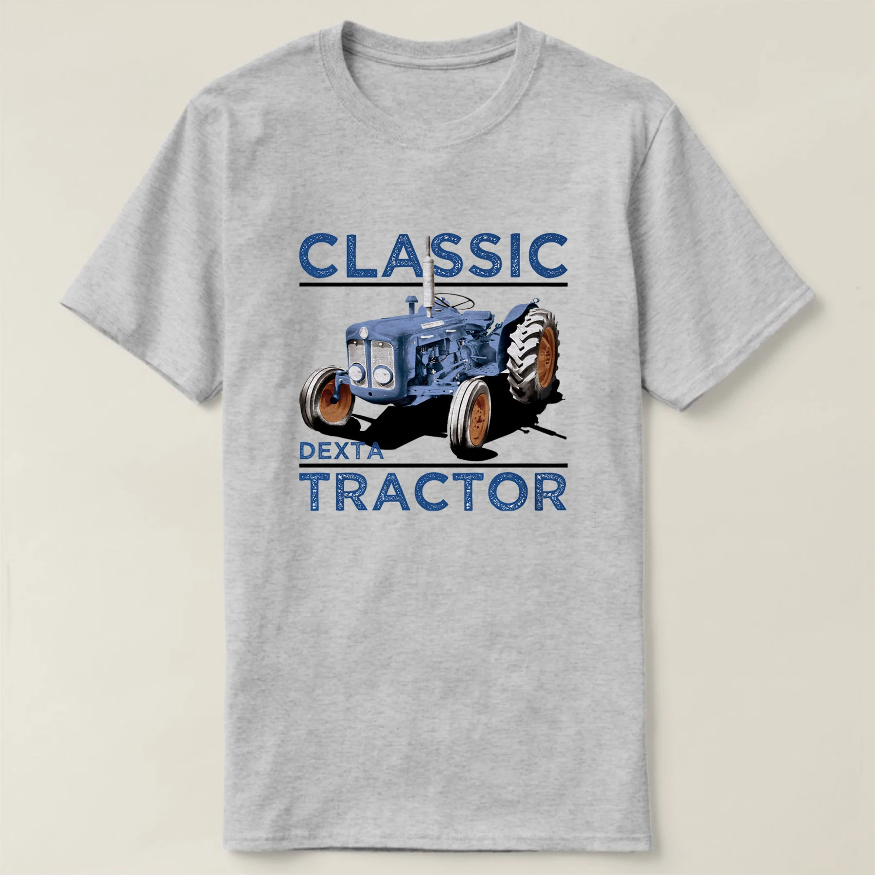 Classic Dexta Tractors Inspired Retro Farm Farmer T Shirt Short Sleeve Casual 100% Cotton O-Neck Summer Mens T-shirt Size S-3XL