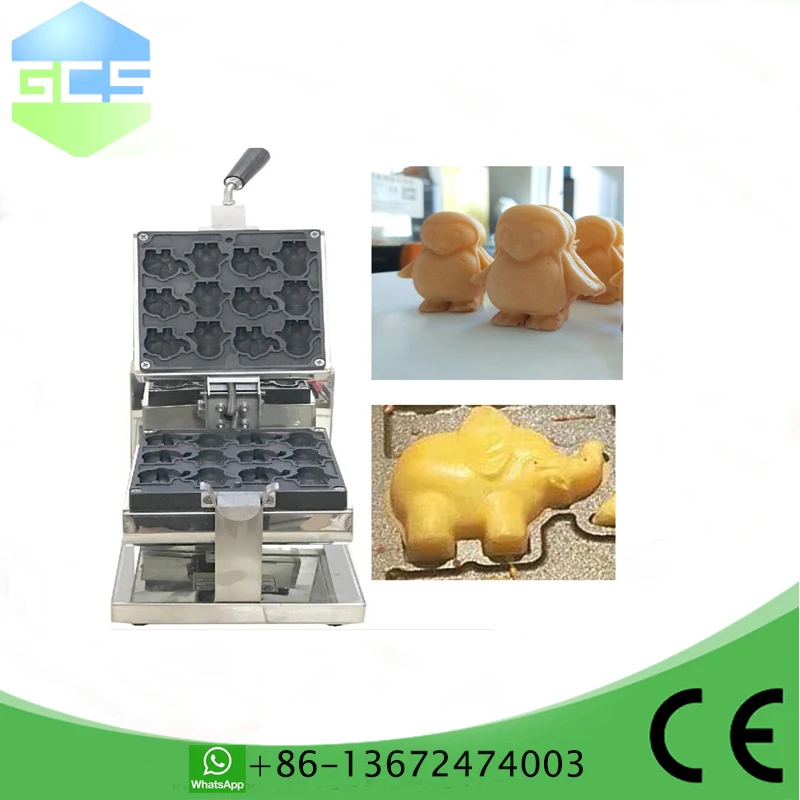 

Electric 110v or 220v Penguin & Elephant waffle making machine Cartoon waffle maker taiyaki machine