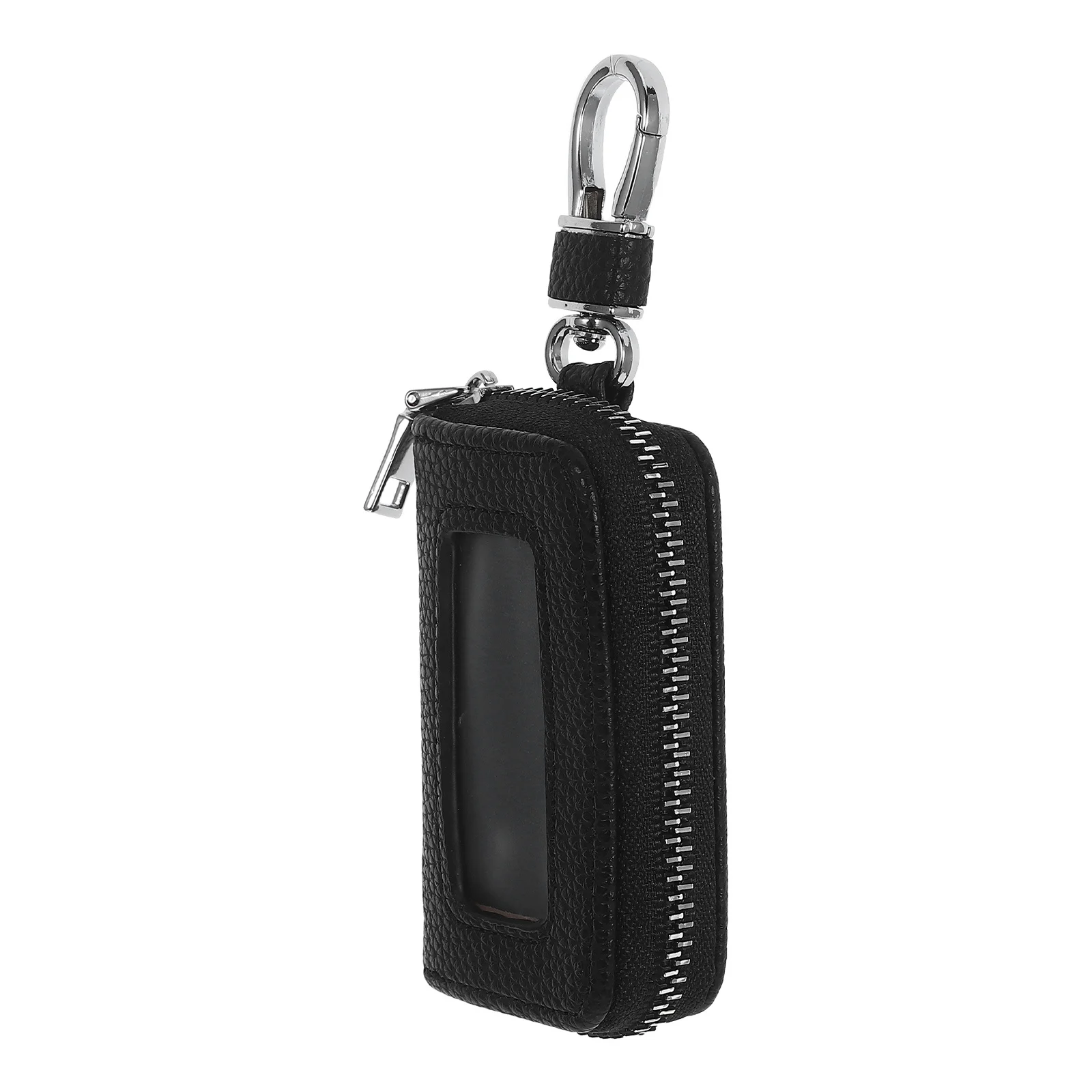 

Car Key Fob Case Vintage Design Metal Zipper Universal Fit Compact Key Holder Pouch For Car Remote Small Items
