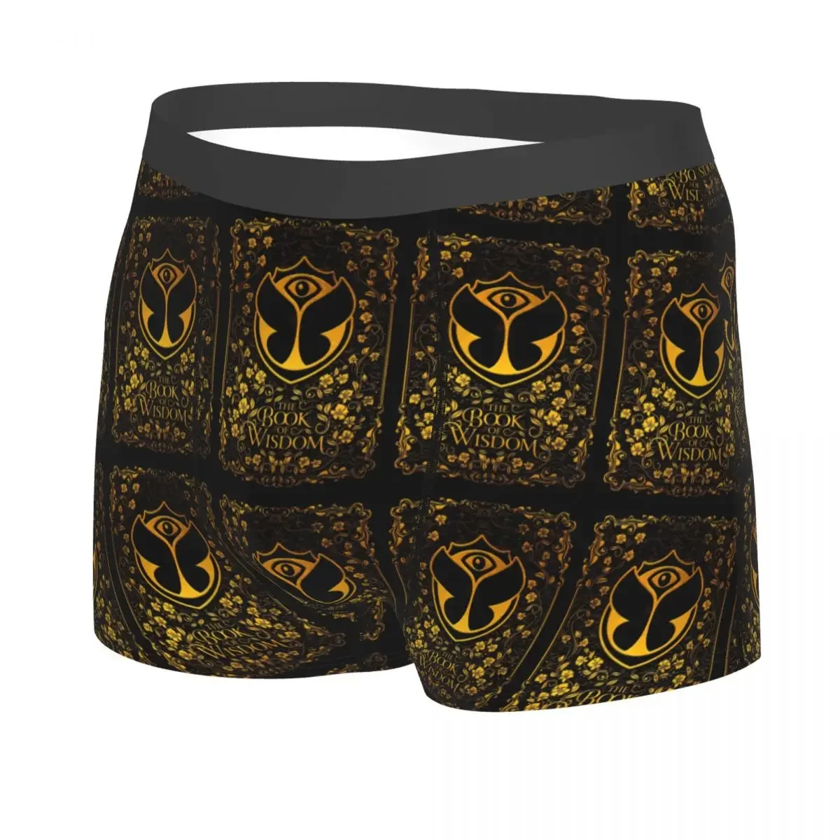 Male Cool Underwear Belgian Electronic Dance Music Festival Boxer Briefs Stretch Shorts Panties Underpants