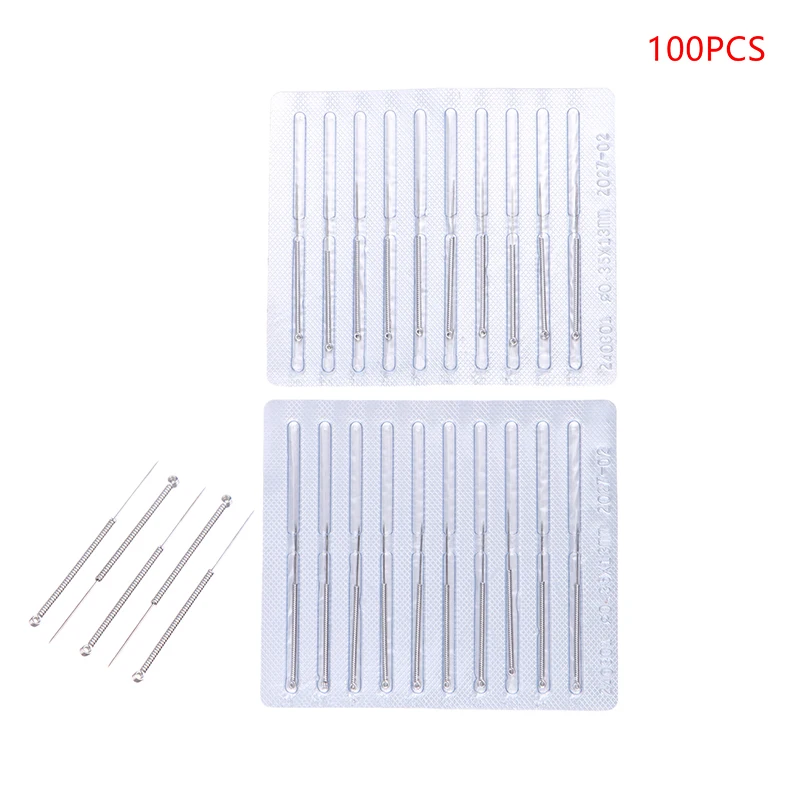 ●100 PCS Plasma Pen Needles For Spot Mole Freckle Tattoo Removal Point Pen Machine Beauty Equipment