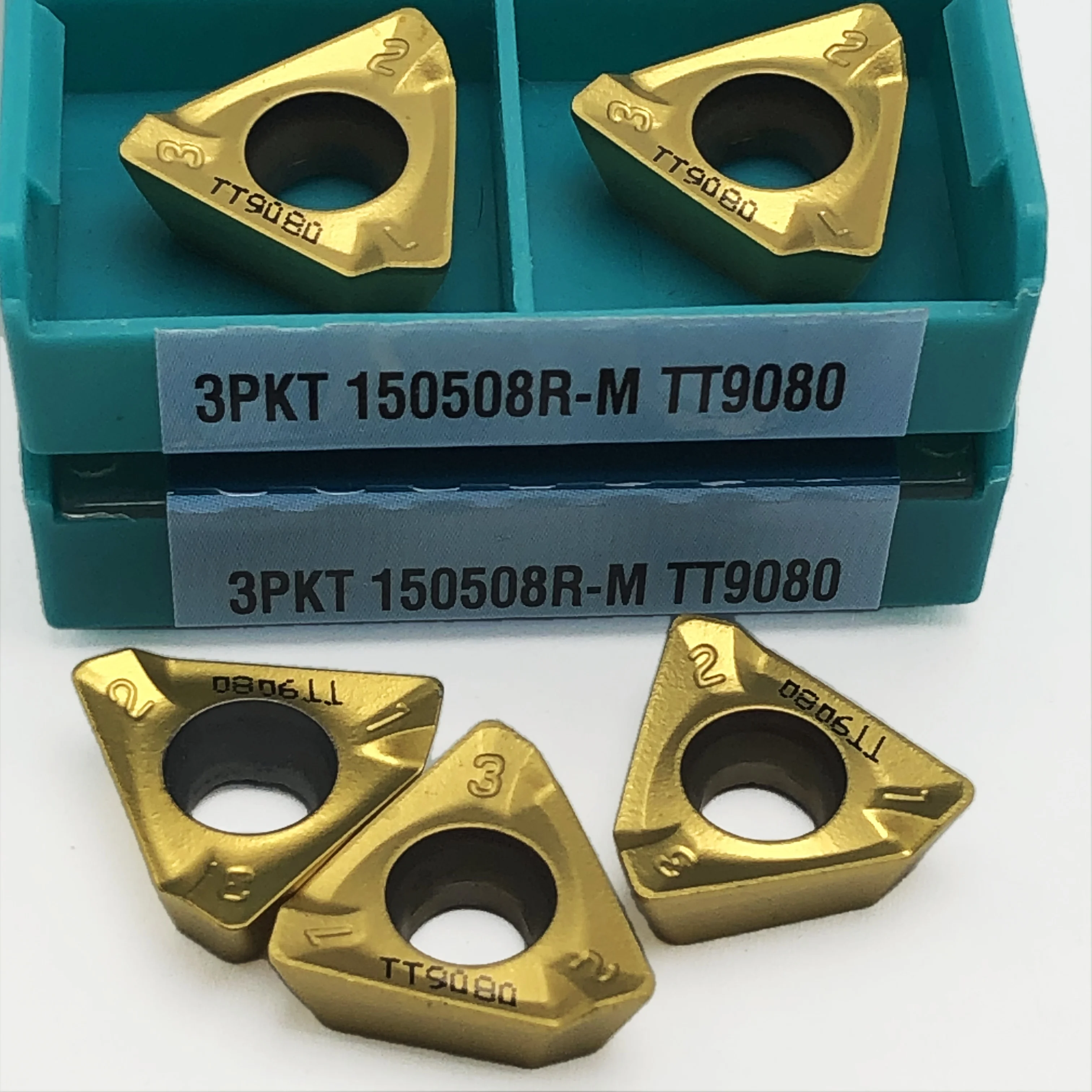Muslimt TT9080 inserti di fresatura CNC in metallo duro di alta qualità tornio indicizzabile parti strumenti tornitura in controcorrente