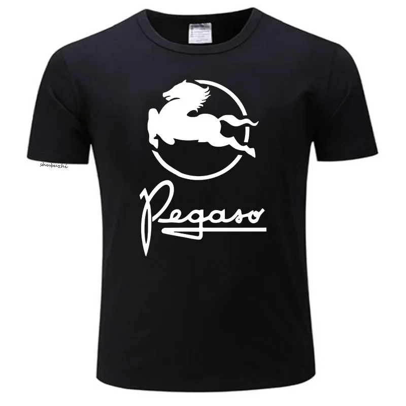 Hemd pegaso Summer Casual Men's T-shirt Stylish crewneck T-shirt cool short sleeve graphic oversized heavyweight streetwear