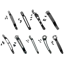 Knife Tool DIY Accessories Folding Knife Holder Stainless Steel Back Clip Pocket Holder Knife Clip 24BD