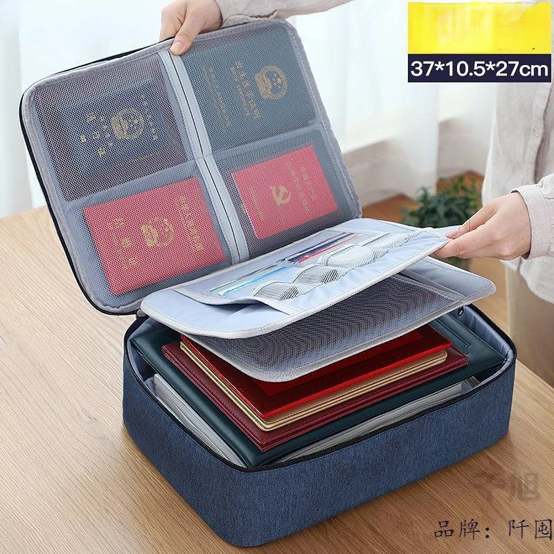 Large Capacity Waterproof Document Bags Multifunctional Home Travel Organizer Holder School Office Business File Folder Supply