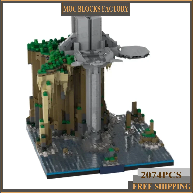 

Звездная модель фильма Moc, строительные кирпичи, Ultramicro Castle, диорама, технология, модульные блоки, подарки, рождественские игрушки, наборы «сделай сам», сборка