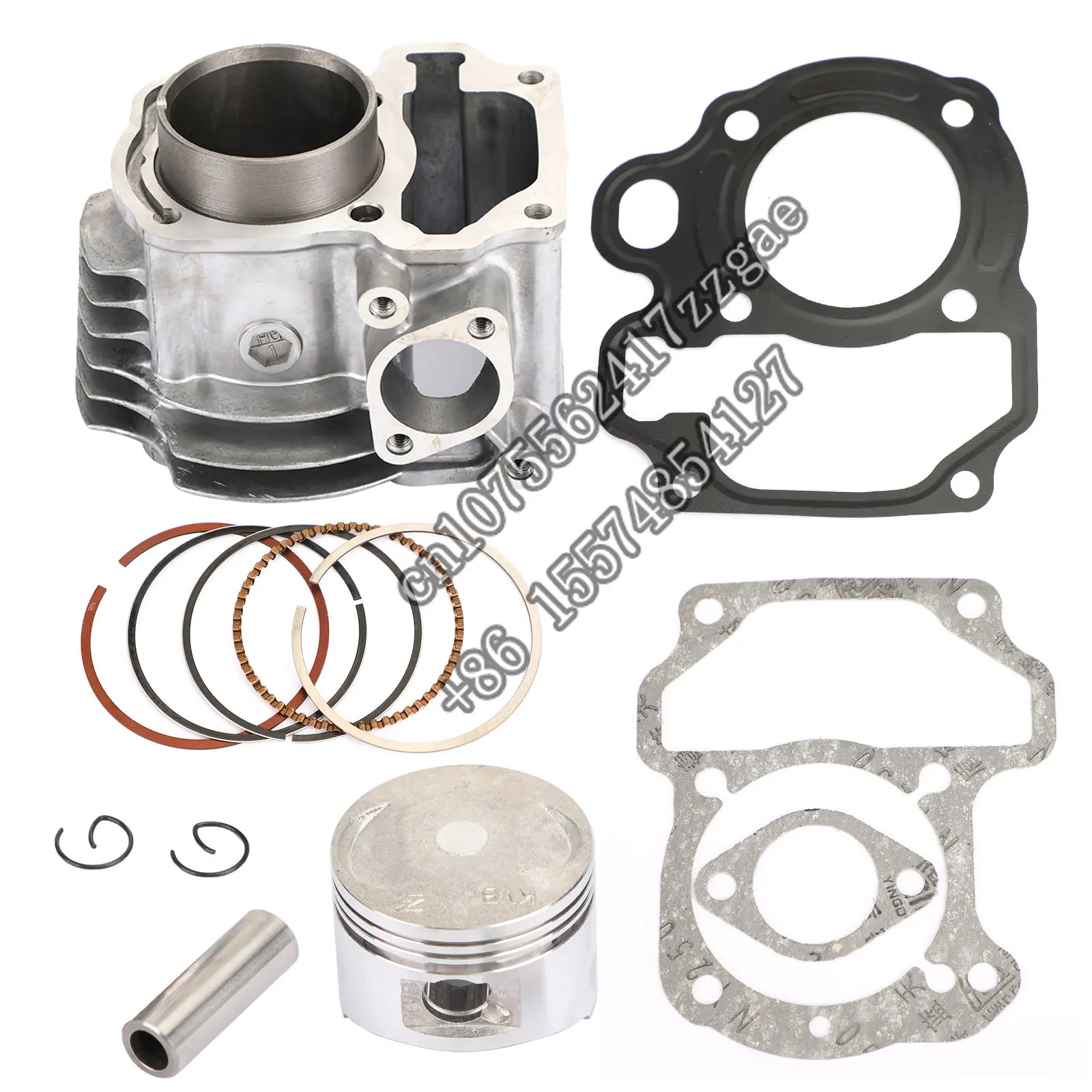 50mm 108ccm Cylinder Piston  Rings Gaskets Kit For Honda Vision NSC 110 KVB Standard Bore