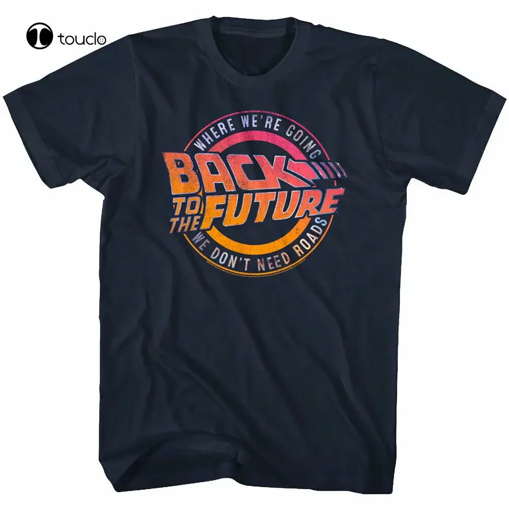 Back To The Future Women'S T Shirt Where We'Re Going We Don'T Need Roads Movie Tee Tee Shirt Fashion Funny New Xs-5Xl