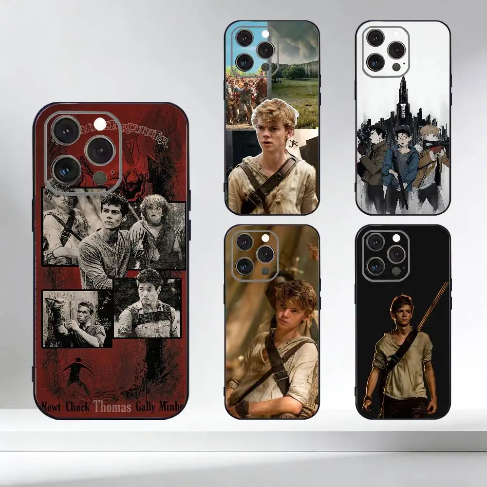 

M-Maze R-Runner Newt Phone Case For iPhone 17,16,15,14,13,12,11 Plus,Pro Max,XS,Soft Silicone Black Cover