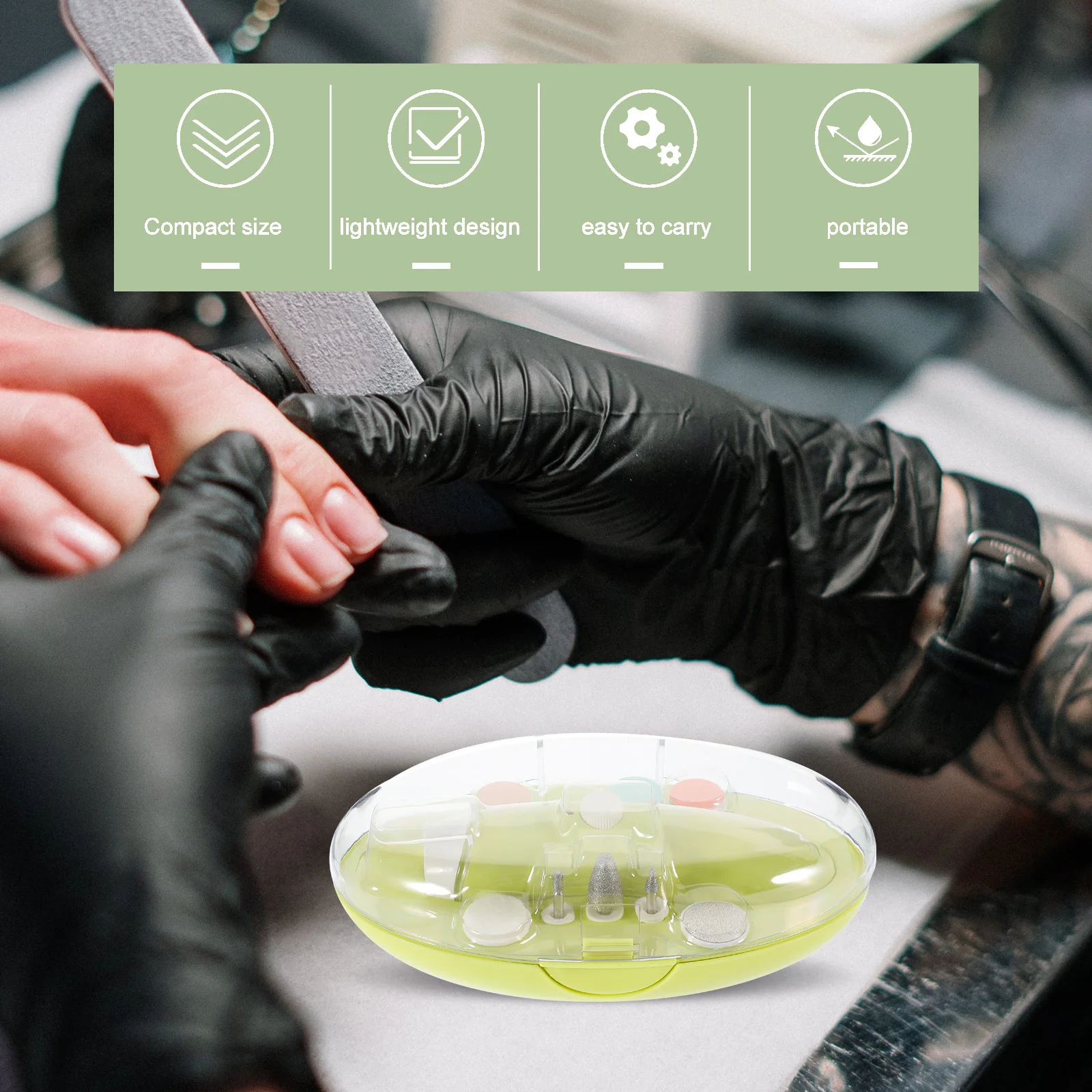 

1Set Portable Electric Nail Clipper Rechargeable Automatic Baby Adult Kids Nail Trimmer Fingernail Cutter for Travel Use