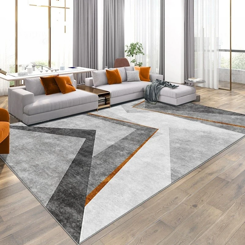 Nordic Marble Geometry Teenager Room Decoration Carpets for Living Room Bedroom Rug Non-slip Area Rugs Home Washable Floor Mats