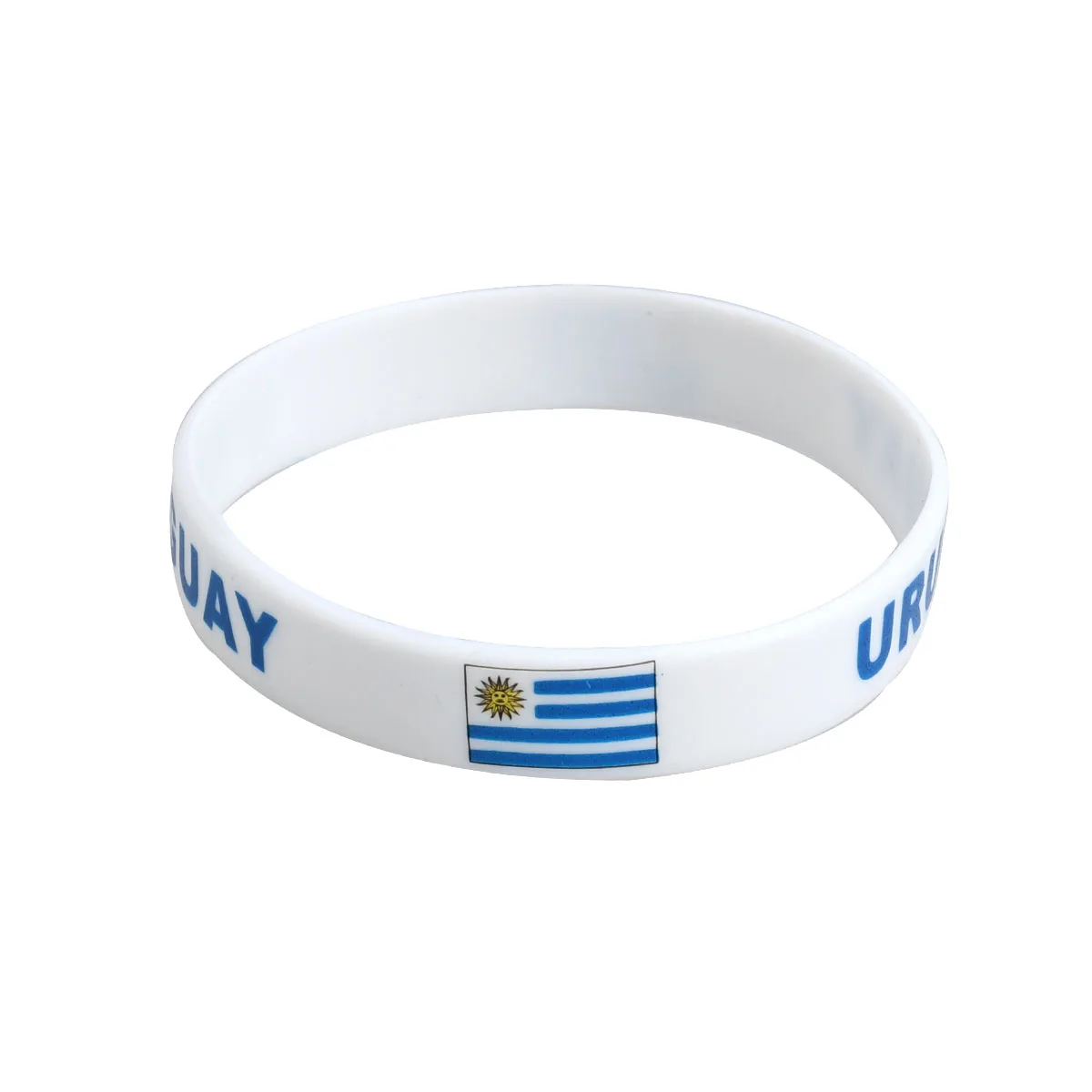 

6 Pcs Silicone Bracelet Country Wrist Bands Accessories Wristband Flag Men Women